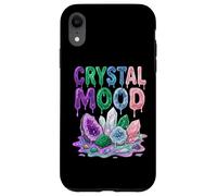 Crystal Mood Pastel Gemstone Aesthetic Vibes Case for iPhone XR