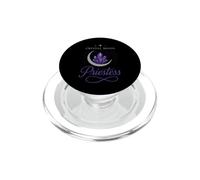 Crystal Moon Priestess Mystic Moon Phase Witch Aesthetic PopSockets PopGrip for MagSafe