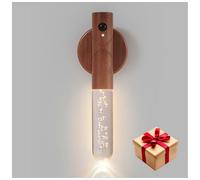 Crystal Motion Sensor Lights Indoor, Rechargeable Dimmable Night Light with 3 Modes, Magnetic Wall Lights for College Dorm Decor Bedroom Bathroom Hallway Stair Garage Understairs Move-in Day Gift