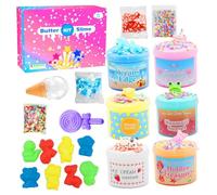 Crystal Mud - Arts Crafts Party Favor | Making Kit | for Boys Girls Birthday Party Classroom Rainy Day Holiday Family Night Creative Workshop