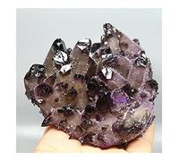 Crystal Natural Quartz Crystal Purple Ghost Cluster Specimen Crystal (Size : 300-400g)