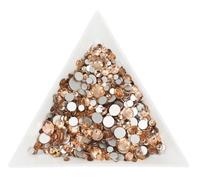 Crystal Non Hotfix Rhinestone Super Bright Glass Strass 3D Nail Art Decoration DIY Dress Clothing for Crafts Clothes DIY(Lt.Peach,Ss6 1440pcs)