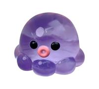 Crystal Octopus Bubble Toy - Handmade SMR Fidget Ball, Soft Jellyfish Design | Stress Relief Sea Animal Toy For Classroom Home Travel Relaxation Play