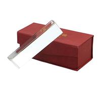 Crystal Optical Glass Triangular Prism for Teaching Light Spectrum Physics and Photo Photography Prism 10cm 4" Crystal