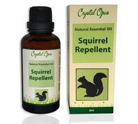 Crystal Opus Squirrel Repellent Spray Makes 12+ litres. Tried & Tested Concentrated Blend. Natural Peppermint, Cinnamon, Chilli and Garlic Essential Oil. Humane & Safe Deterrent. Indoor & Outdoor.