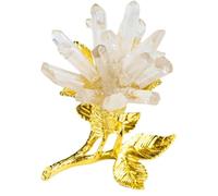 Crystal Ornament Flower Bouquet Tabletop Decoration for Home and Car