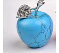 Crystal Ornaments 1pc Natural Crystal Colourful Ore Mineral Lucky Crafts Reiki Home Decoration Fashion DIY Gifts Beautiful Crystal(Blue)