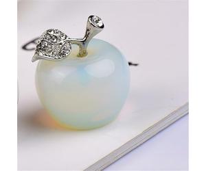 Crystal Ornaments 1pc Natural Crystal Colourful Ore Mineral Lucky Crafts Reiki Home Decoration Fashion DIY Gifts Beautiful Crystal(White)
