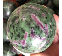 Crystal Ornaments 1pcs Natural Red Green Treasure Crystal Sphere Ball Beautiful Crystal