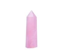 Crystal Ornaments 1pcs Natural Rose Quartz Crystal Point Mineral Ornament Magic Stone House Decoration Office Decoration Beautiful Crystal(40-50mm)