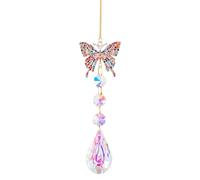 Crystal Ornaments, Crystal Suncatchers for Windows, Sun catchers, Butterflies Hanging Ornaments, Butterfly Gifts, Hanging Decorations for Home