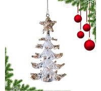 Crystal Ornaments For Christmas Tree | Transparent Acrylic Snowflake Ornaments - Glitter Christmas Decoration Ornament For Women Girls