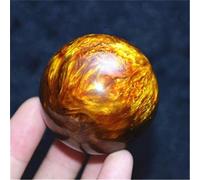 Crystal Ornaments Gold Black Coral Sea Willow Handball 50mm Beautiful Crystal