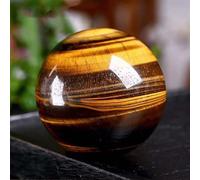 Crystal Ornaments Natural Carving Sphere Ball Free Stand Chakra Reiki Stones Carved Crafts Crystal Stone Beautiful Crystal(45mm)