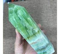 Crystal Ornaments Natural Rainbow Caribbean Crystal Quartz Obelisk Energy Room Decoration Home Gift Beautiful Crystal(500-550g)