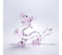 Crystal Ornaments Pink Dragon Artificial Glass Animal Figurine Handmade Birthday Wedding Gift Living Dining Table Home Decor