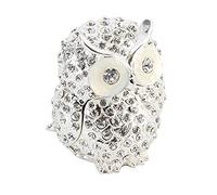 Crystal Owl Trinket Box - Ornament - Treasured Trinkets