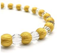 Crystal Pair of Tiebacks Rope Diamante Decorative Curtain Drapery Holdbacks (4, Ochre/Yellow)