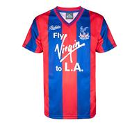 Crystal Palace 1990 FA Cup Final Bukta Retro Shirt Blue/Red Small Polyester