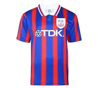 Crystal Palace 1997 Retro Football Shirt Blue/Red Small