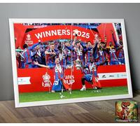 Crystal - Palace FA Cup Winners 2025 Photo As A King Size Poster - 36"x24" - Slightly Larger Than A1 - Bring Your Walls To Life !!