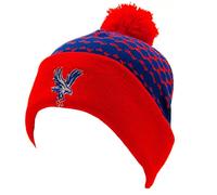 Crystal Palace FC Ski Cuff Knit Beanie Bobble Hat Black