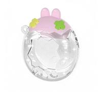 Crystal PC Housing Case for Tamagotchi Paradise Clear Sparkle Protective Cover with Openable Lid Drop Proof Scratch Resistant Shell