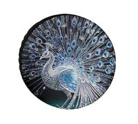 Crystal Peacock Universal Tire Cover Replacement Oxford Fabric Waterproof Wheel Protector for SUV Truck RV Camper Dust Snow Sun Protection 30