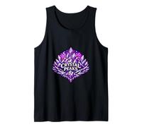 Crystal Peaks Mountain Amethyst Night Sky Cosmic Tank Top