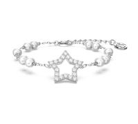 Crystal Pearl Bracelet, female, Swarovski, Bracelets, Gray, ONE SIZE, Accessories ONE SIZE