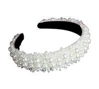 Crystal Pearl Gift Hair Band Elegant Headband Wide for Women