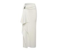 Crystal Pendant Cascade Skirt - female - Christopher Esber - Maxi Skirts - White - M - Skirts M