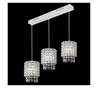 Crystal Pendant Lights, Dining Room Hanging Lamp, Living Room Kitchen Decor, Home Lighting, Luxury Chrome Chaner