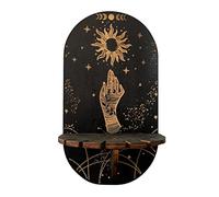 Crystal Pendulum Display Holder Wood Crystal Stone Holder Phase Wiccan Supplies Dowsing Pendulum Necklaces Display Rack Crystal Stone Holder Crystal Stone Holder Display Stand Crystal Stone Holder