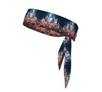 crystal pile Sports headband for outdoor running, mountain climbing and cycling forehead protection