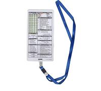 Crystal Pilot Bookmark IFR Placard with Formulas and Sectional Scale