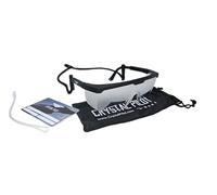 Crystal Pilot IFR Certified Fog goggles with adjustable strap and Bag Tag with Light Gun Signals