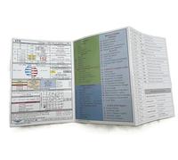 Crystal Pilot Student Pilot Quick Ref. Guide/Cheat Sheet with Memory Aids for VFR Regs, Airport Markings/Signs, METAR Codes, VFR Acronyms and Radio Calls