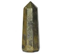 Crystal Point Pencil Polished Massage Wand Obelisk - Golden Pyriye 1.5-2 Inch/ 3.5-5 Cm Wt.20-30 Grams-B07WZZ3WGG
