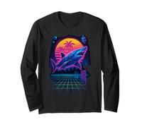 Crystal Polygon Shark Long Sleeve T-Shirt