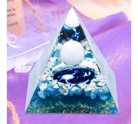 Crystal Pyramid,Zodiac Capricorn Orgone Pyramid, Healing Crystal, Postive Energy Crystal Healing for Yoga, Meditation, Stress Reduce (Capricorn B)