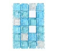 Crystal Quartz Glass Small Animal Bed,Pet Cool Plate Ice Bed (10x6cm)