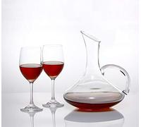 Crystal Red Wine Decanter - 100% Hand Blown Lead-Free Crystal Glass Red Wine Carafe Wine Gift