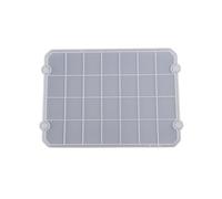 Crystal Resin Large Rectangular Tray Silicone Mold Resin Tray Gold Handle Jewelry Accessories