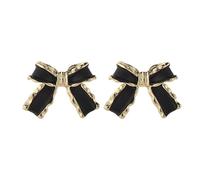 Crystal Rhinestone Clip On Earrings For Women Dangle White Flower Silver Gold Heart Pearl Pink Cherry Blue Brown Black Green Ribbon Tie Cubic Zirconia Comfortable Non Pierced Coil Clip-on Earrings