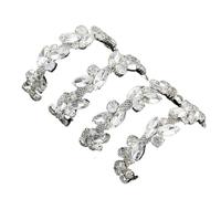 Crystal Rhinestone Close Chain 90cm Rhinestone Crystal Chain Lace Diamond Trim Ribbon Necklace Applique Gem Sparkle Wedding Dress for DIY Craft for Sewing Shoes(Color-02)