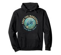 Crystal River Florida FL Vacation Save the Manatees Souvenir Pullover Hoodie