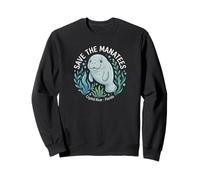 Crystal River Florida FL Vacation Save the Manatees Souvenir Sweatshirt