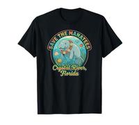 Crystal River Florida FL Vacation Save The Manatees Souvenir T-Shirt