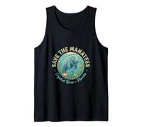 Crystal River Florida FL Vacation Save The Manatees Souvenir Tank Top